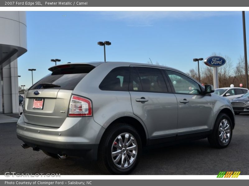 Pewter Metallic / Camel 2007 Ford Edge SEL