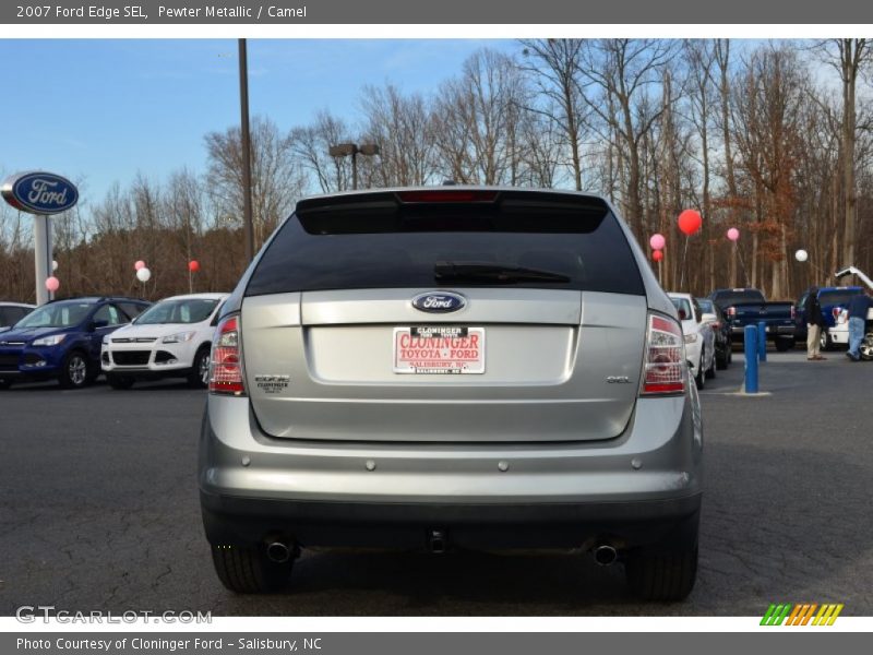 Pewter Metallic / Camel 2007 Ford Edge SEL