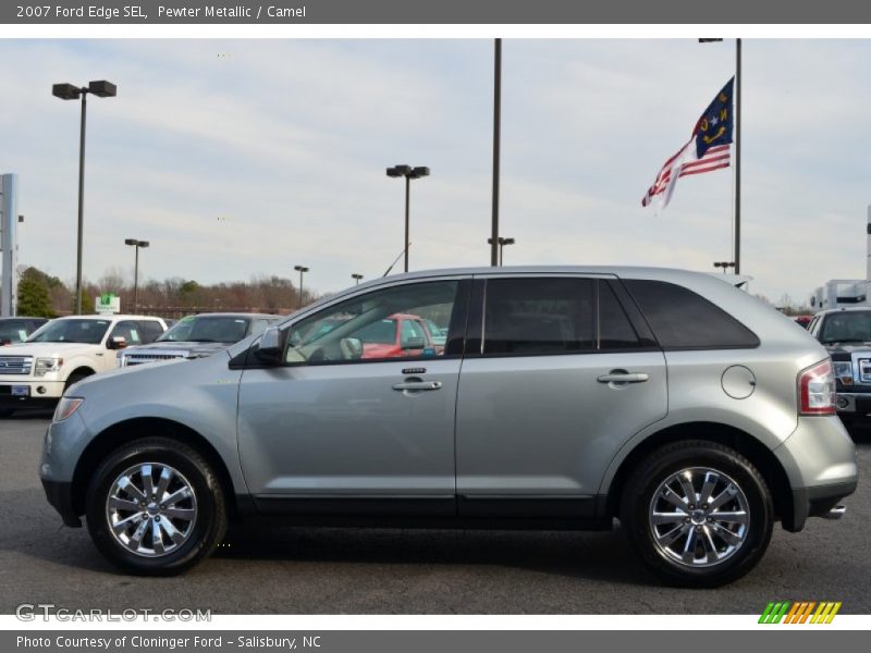 Pewter Metallic / Camel 2007 Ford Edge SEL