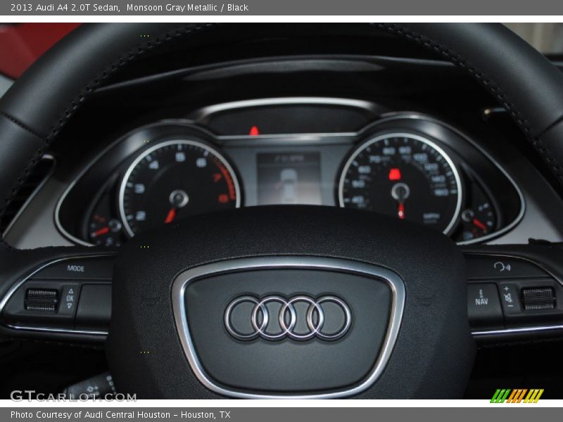 Monsoon Gray Metallic / Black 2013 Audi A4 2.0T Sedan