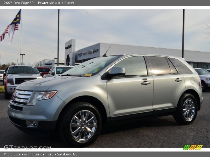 Pewter Metallic / Camel 2007 Ford Edge SEL