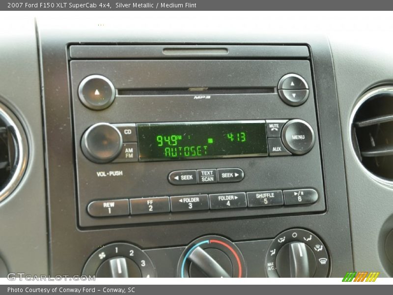 Audio System of 2007 F150 XLT SuperCab 4x4