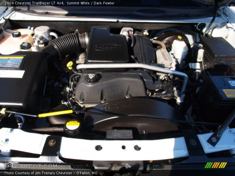 Summit White / Dark Pewter 2004 Chevrolet TrailBlazer LT 4x4