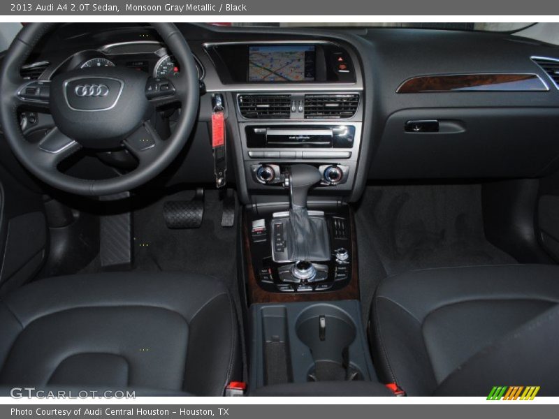 Monsoon Gray Metallic / Black 2013 Audi A4 2.0T Sedan