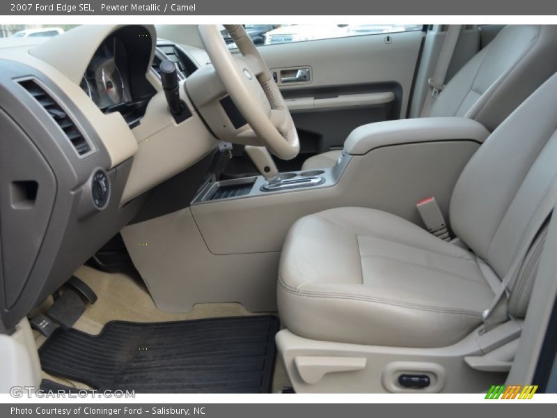 Pewter Metallic / Camel 2007 Ford Edge SEL
