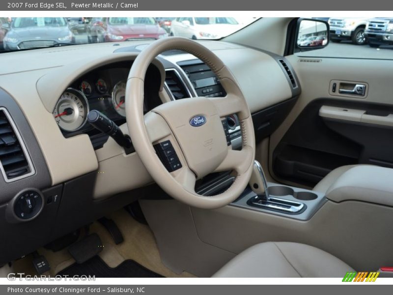 Pewter Metallic / Camel 2007 Ford Edge SEL