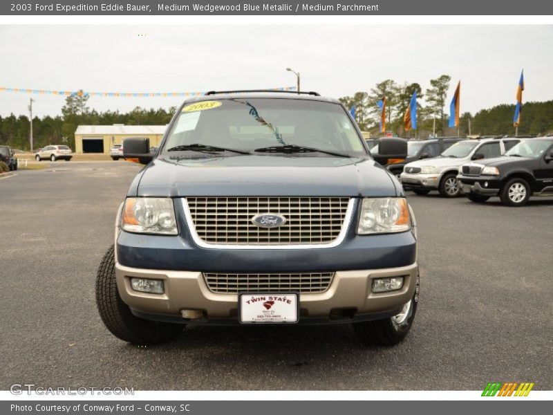 Medium Wedgewood Blue Metallic / Medium Parchment 2003 Ford Expedition Eddie Bauer