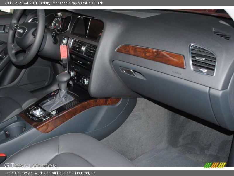 Monsoon Gray Metallic / Black 2013 Audi A4 2.0T Sedan