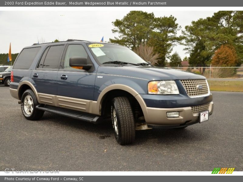 Medium Wedgewood Blue Metallic / Medium Parchment 2003 Ford Expedition Eddie Bauer