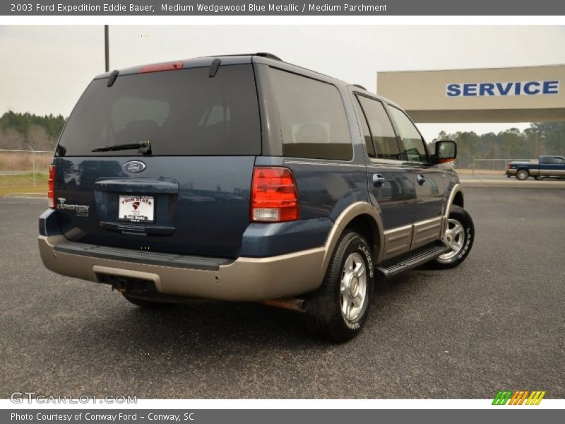 Medium Wedgewood Blue Metallic / Medium Parchment 2003 Ford Expedition Eddie Bauer