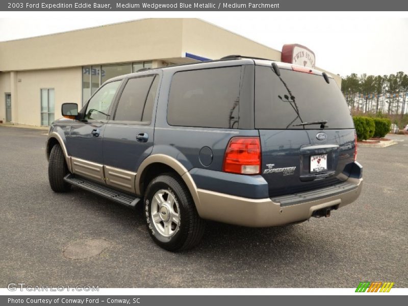 Medium Wedgewood Blue Metallic / Medium Parchment 2003 Ford Expedition Eddie Bauer