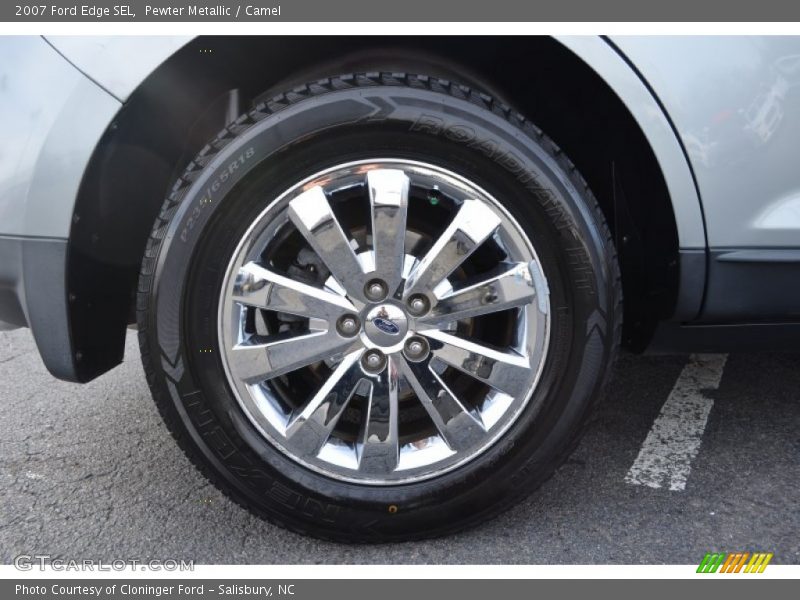 Pewter Metallic / Camel 2007 Ford Edge SEL