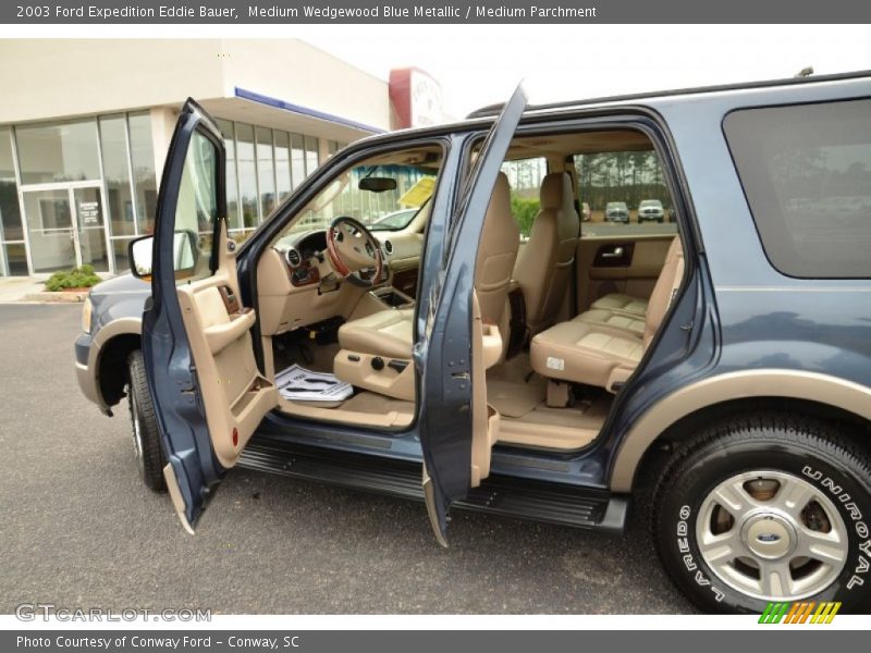 Medium Wedgewood Blue Metallic / Medium Parchment 2003 Ford Expedition Eddie Bauer