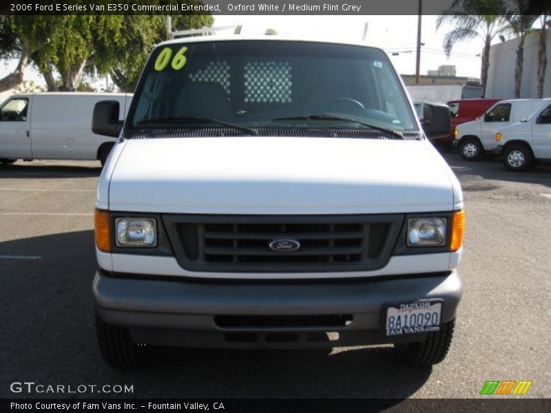 Oxford White / Medium Flint Grey 2006 Ford E Series Van E350 Commercial Extended