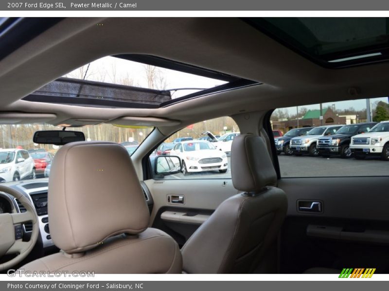 Pewter Metallic / Camel 2007 Ford Edge SEL
