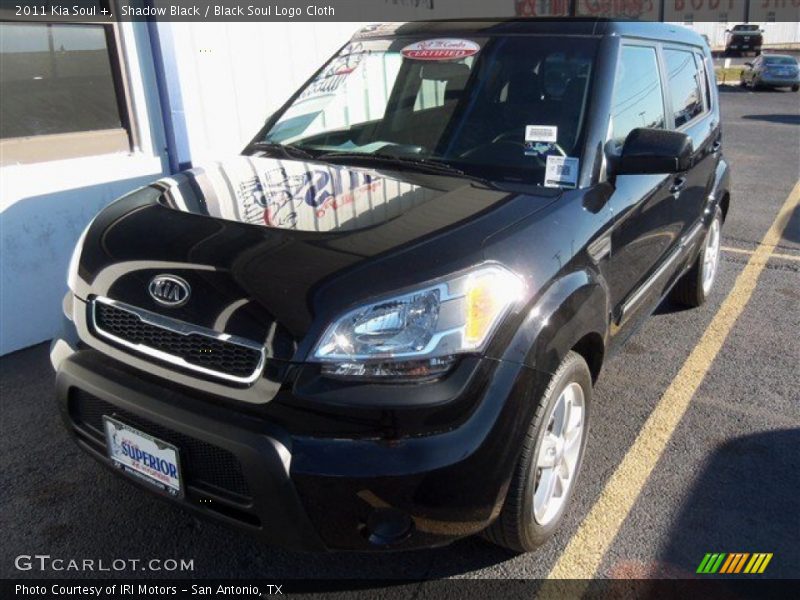 Shadow Black / Black Soul Logo Cloth 2011 Kia Soul +