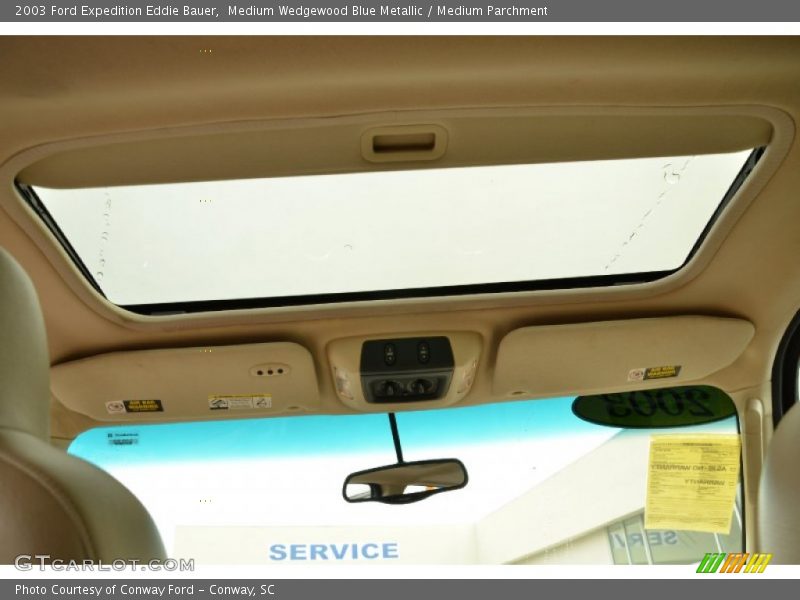 Medium Wedgewood Blue Metallic / Medium Parchment 2003 Ford Expedition Eddie Bauer