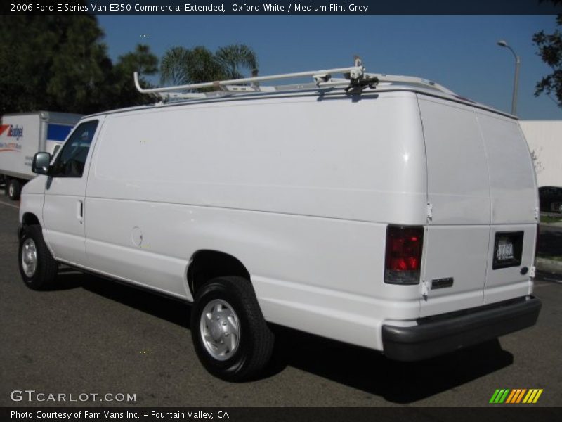 Oxford White / Medium Flint Grey 2006 Ford E Series Van E350 Commercial Extended