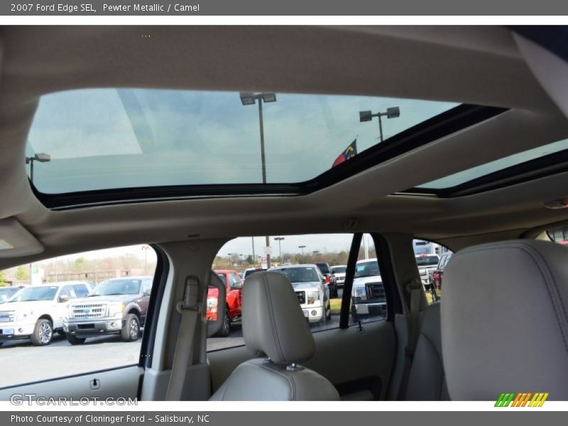 Pewter Metallic / Camel 2007 Ford Edge SEL