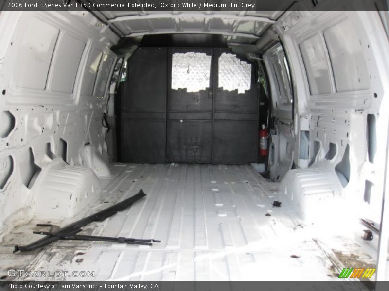 Oxford White / Medium Flint Grey 2006 Ford E Series Van E350 Commercial Extended