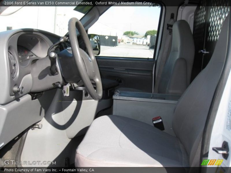 Oxford White / Medium Flint Grey 2006 Ford E Series Van E350 Commercial Extended