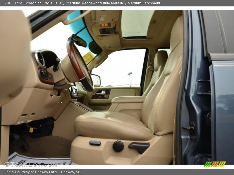 Medium Wedgewood Blue Metallic / Medium Parchment 2003 Ford Expedition Eddie Bauer