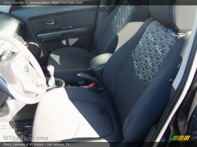 Shadow Black / Black Soul Logo Cloth 2011 Kia Soul +