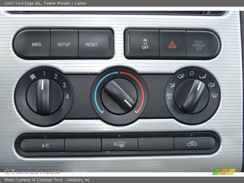 Pewter Metallic / Camel 2007 Ford Edge SEL