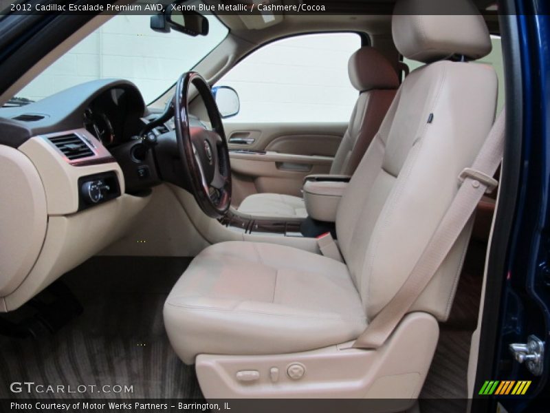 Front Seat of 2012 Escalade Premium AWD