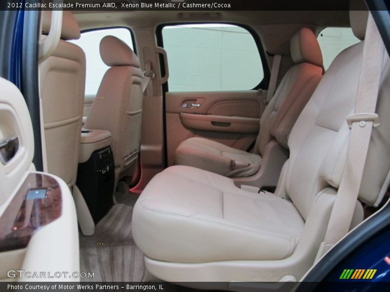 Rear Seat of 2012 Escalade Premium AWD