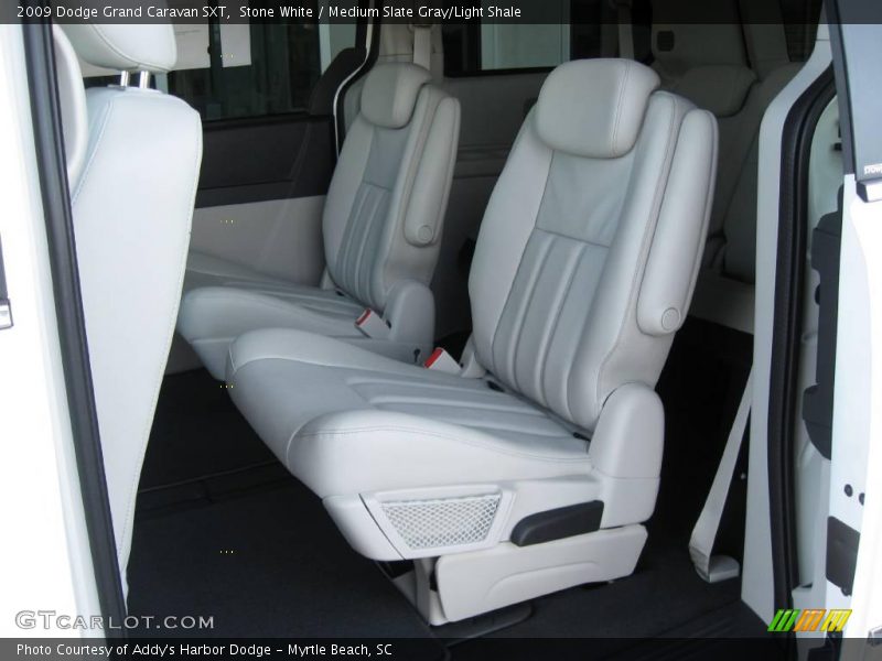 Stone White / Medium Slate Gray/Light Shale 2009 Dodge Grand Caravan SXT