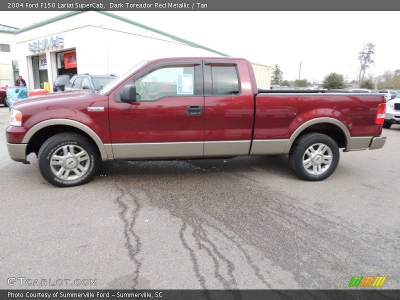  2004 F150 Lariat SuperCab Dark Toreador Red Metallic