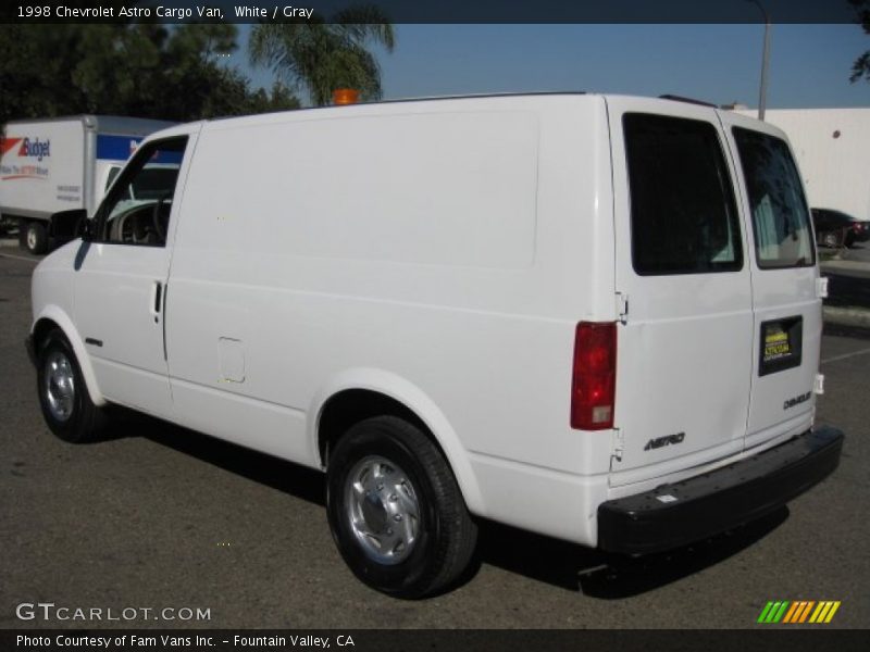 White / Gray 1998 Chevrolet Astro Cargo Van
