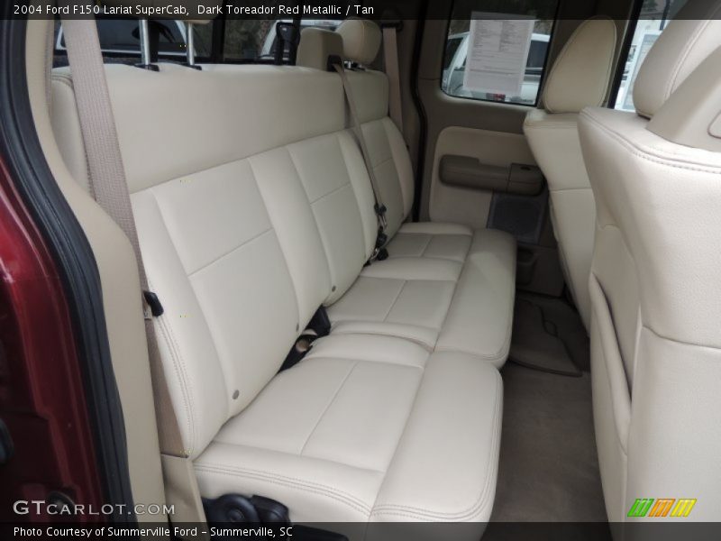 Dark Toreador Red Metallic / Tan 2004 Ford F150 Lariat SuperCab