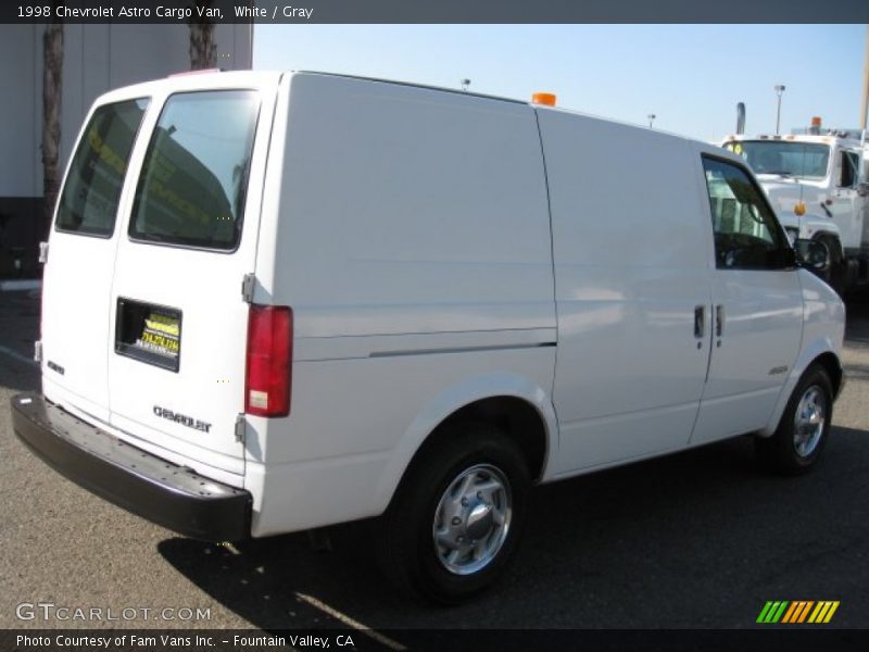 White / Gray 1998 Chevrolet Astro Cargo Van