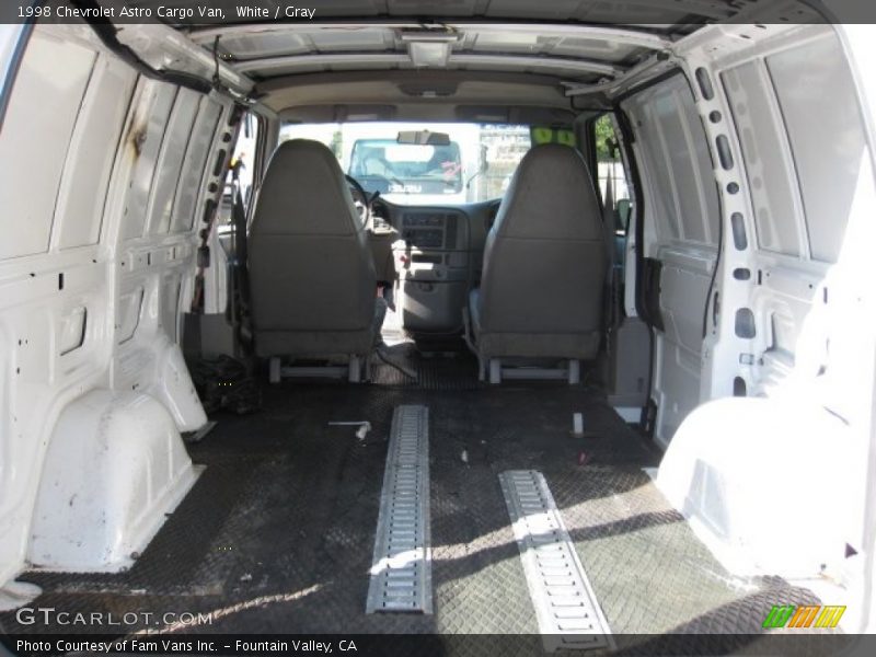 White / Gray 1998 Chevrolet Astro Cargo Van