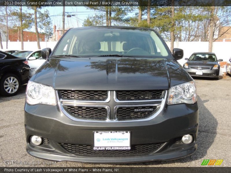 Dark Charcoal Pearl / Black/Light Graystone 2012 Dodge Grand Caravan Crew