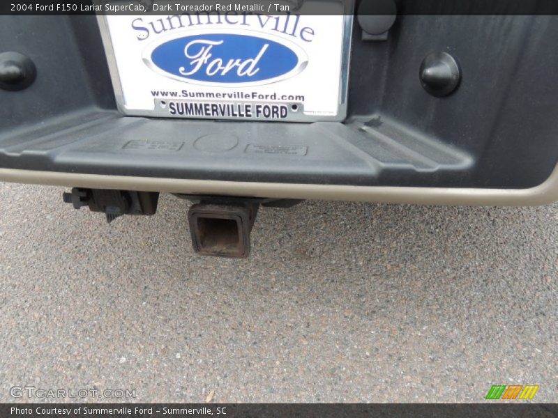 Dark Toreador Red Metallic / Tan 2004 Ford F150 Lariat SuperCab