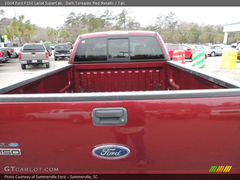 Dark Toreador Red Metallic / Tan 2004 Ford F150 Lariat SuperCab