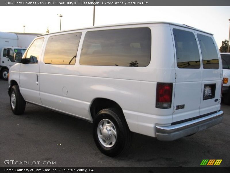 Oxford White / Medium Flint 2004 Ford E Series Van E350 Super Duty XLT Passenger