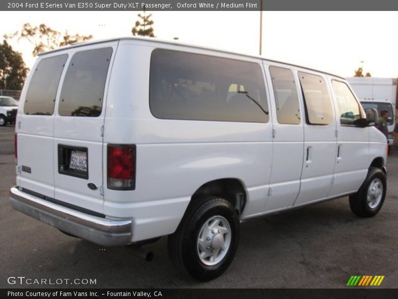 Oxford White / Medium Flint 2004 Ford E Series Van E350 Super Duty XLT Passenger