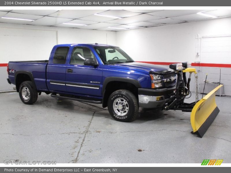 Arrival Blue Metallic / Dark Charcoal 2004 Chevrolet Silverado 2500HD LS Extended Cab 4x4