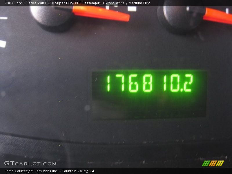 Oxford White / Medium Flint 2004 Ford E Series Van E350 Super Duty XLT Passenger