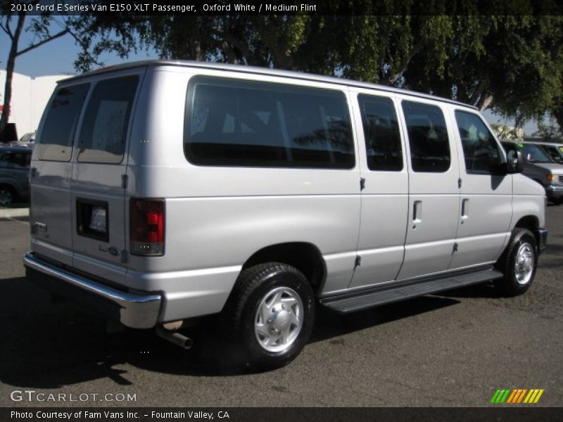 Oxford White / Medium Flint 2010 Ford E Series Van E150 XLT Passenger