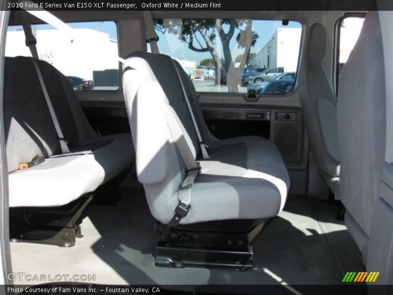 Oxford White / Medium Flint 2010 Ford E Series Van E150 XLT Passenger
