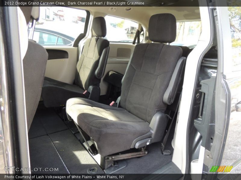 Dark Charcoal Pearl / Black/Light Graystone 2012 Dodge Grand Caravan Crew
