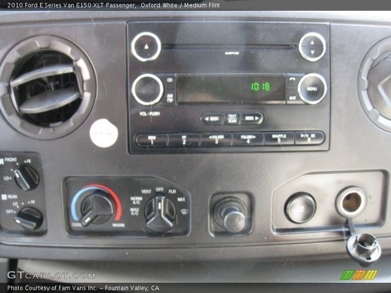 Oxford White / Medium Flint 2010 Ford E Series Van E150 XLT Passenger