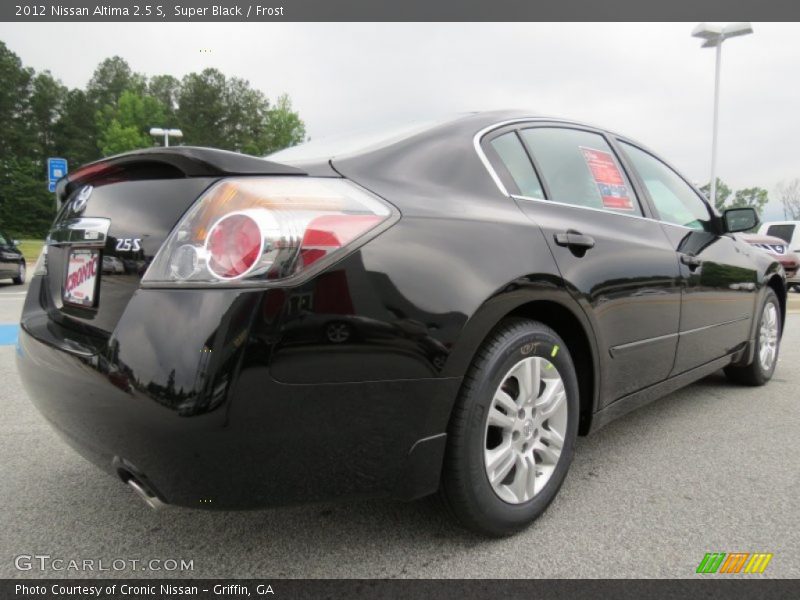Super Black / Frost 2012 Nissan Altima 2.5 S
