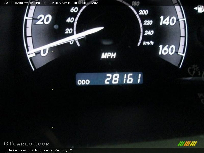 Classic Silver Metallic / Light Gray 2011 Toyota Avalon Limited