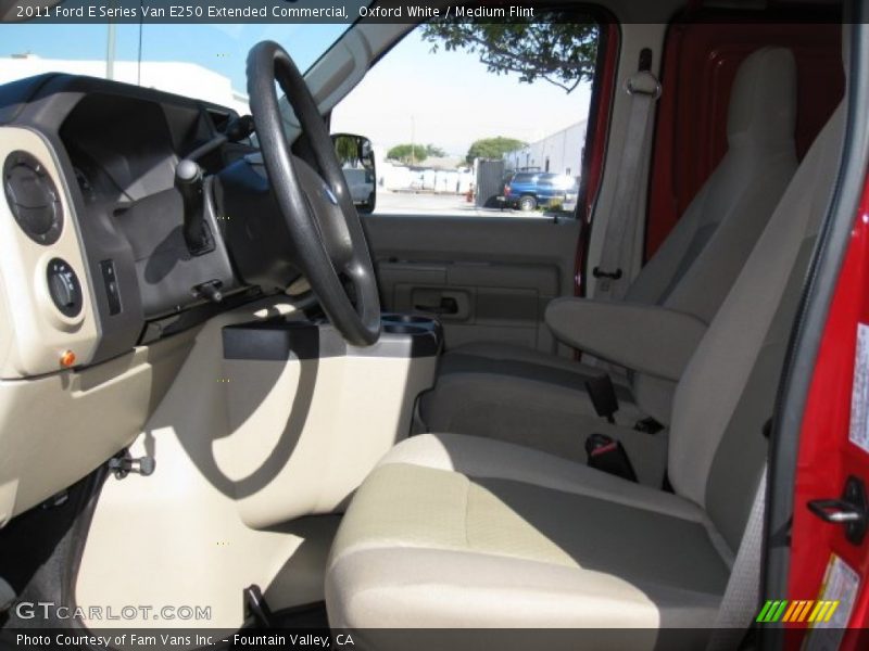 Oxford White / Medium Flint 2011 Ford E Series Van E250 Extended Commercial